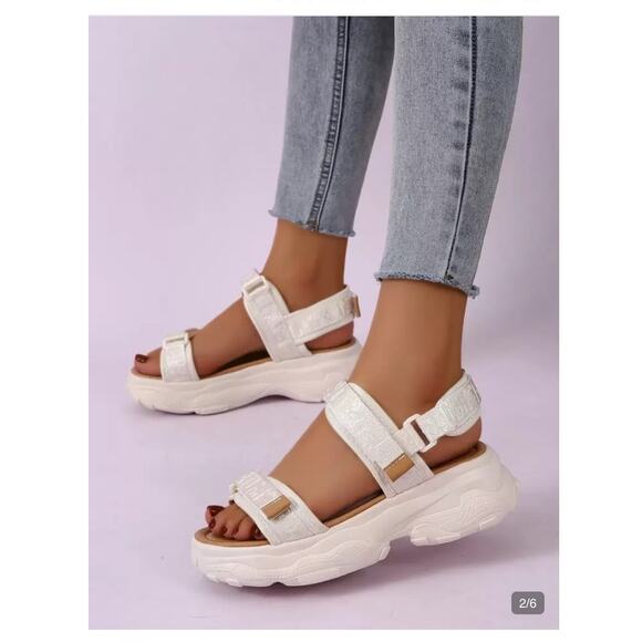 Ditcompony Thick Sole Casual Sport Sandals Size 40 - Picture 9 of 9